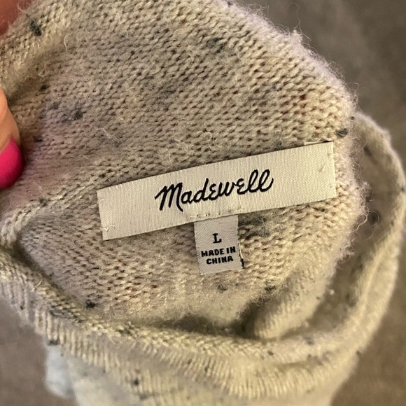 Madewell Gray High Neck Sweater - Picture 3 of 3